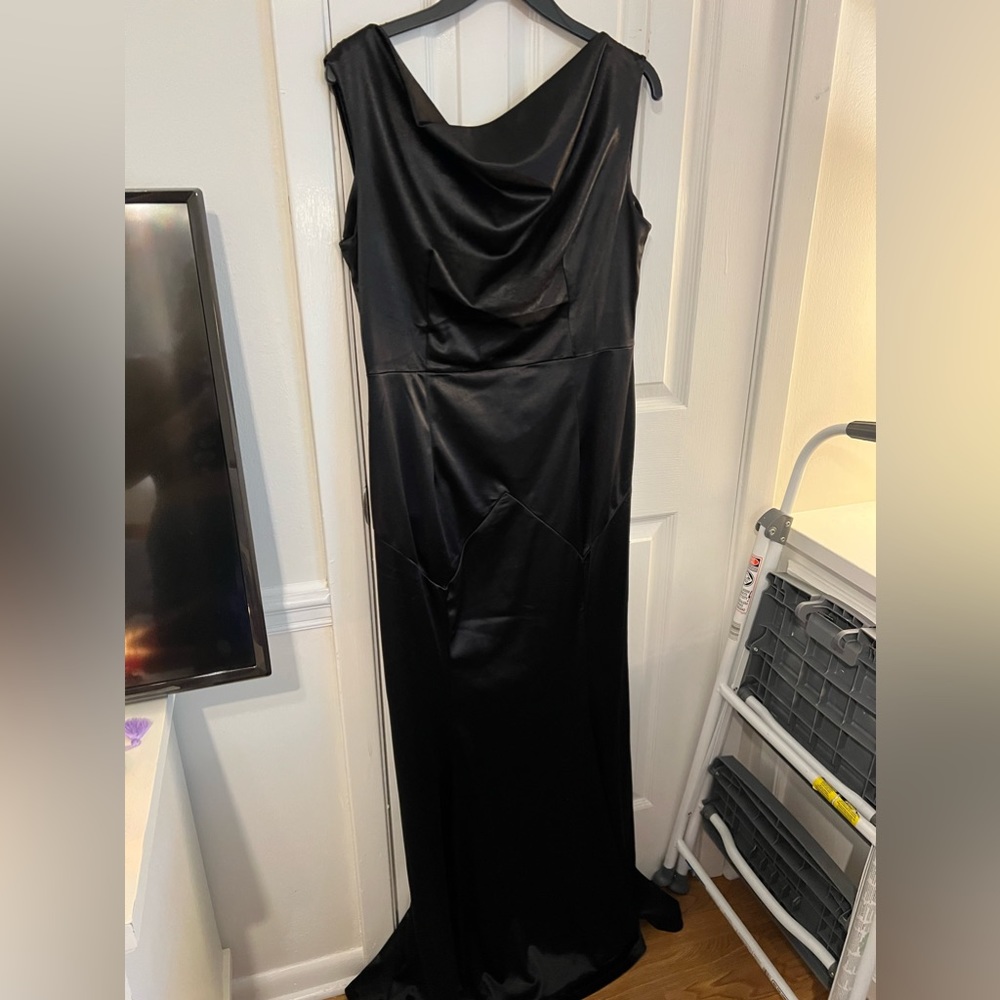 Black Nuxin Floor Length Dress